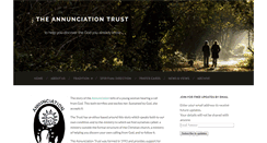 Desktop Screenshot of annunciationtrust.org.uk